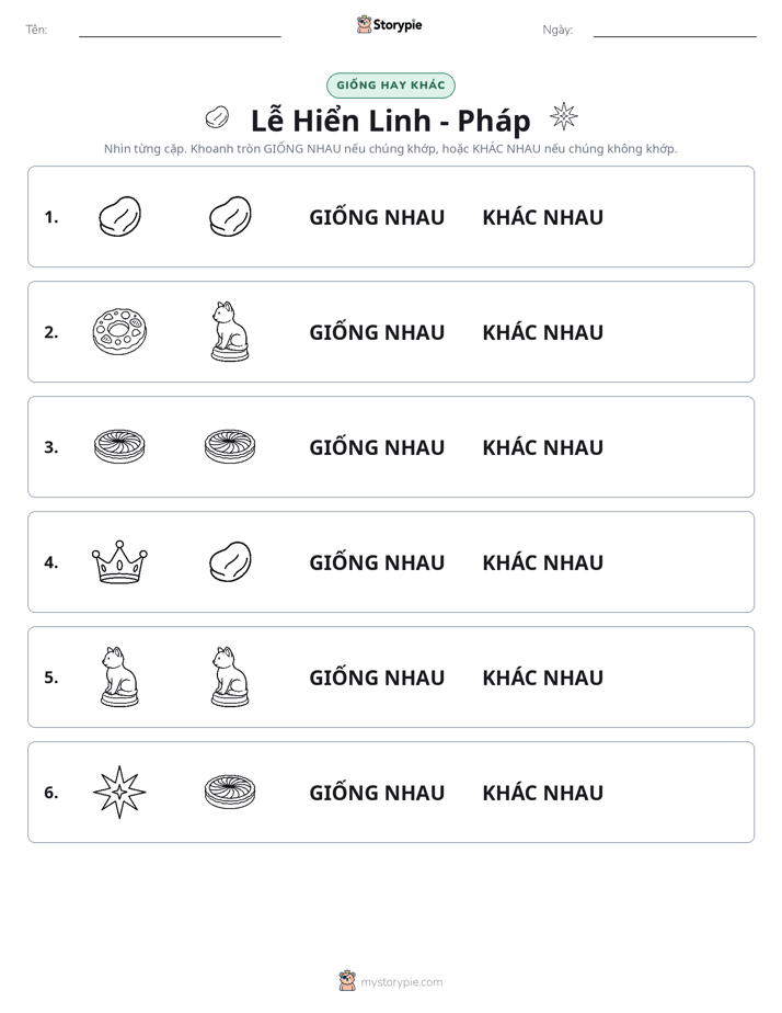 Giống Hay Khác