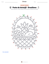 Anteprima della scheda stampabile di Festa de Iemanjá - Brasiliana