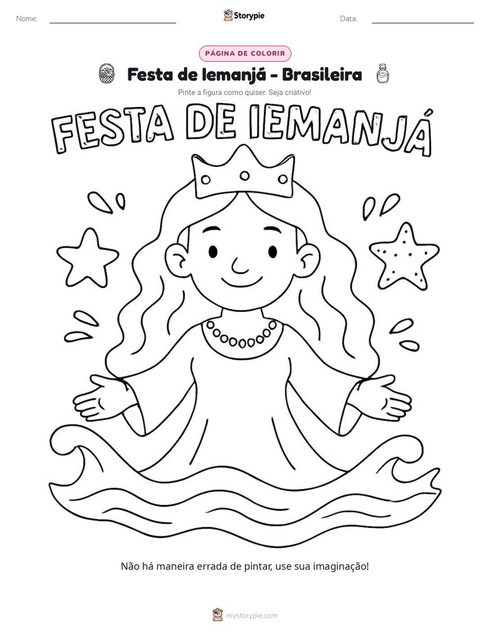 Página para colorir