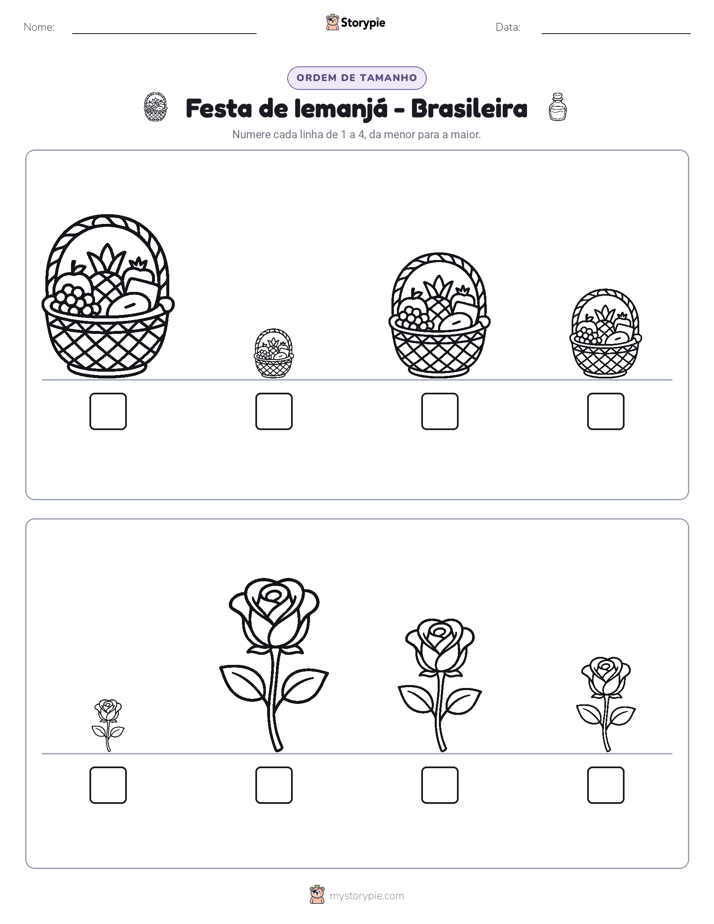 Ordem de Tamanho