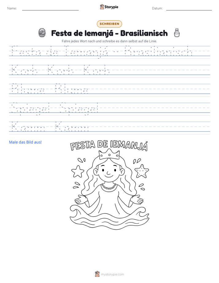Schreibübung