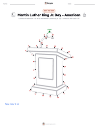 Martin Luther King Jr. Day - American printable worksheet preview