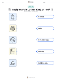 Xem trước tài liệu in sẵn Ngày Martin Luther King Jr. - Mỹ