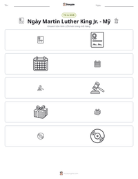 Xem trước tài liệu in sẵn Ngày Martin Luther King Jr. - Mỹ
