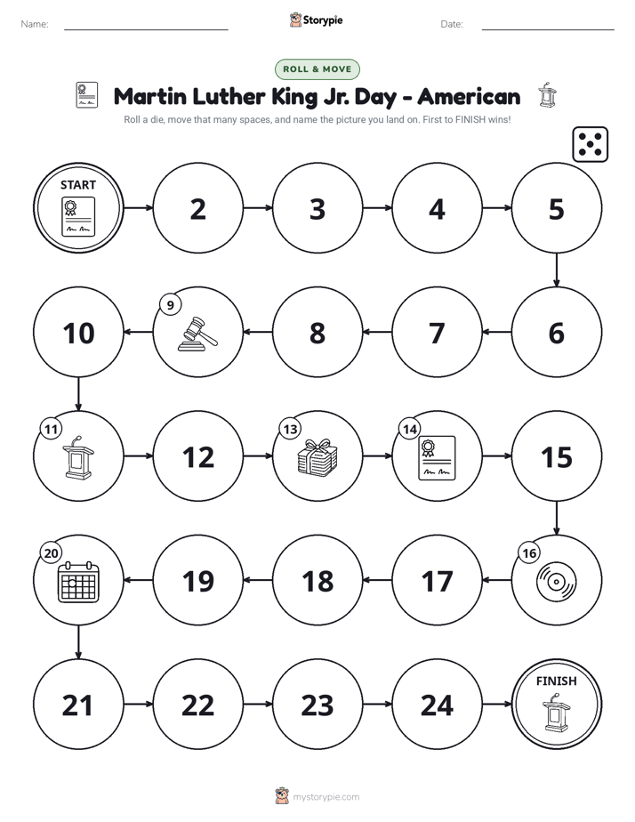Roll & Move Game