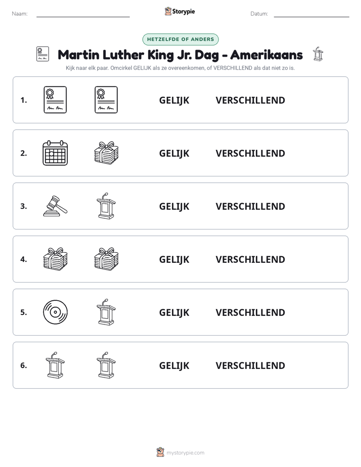 Zelfde of Verschillend