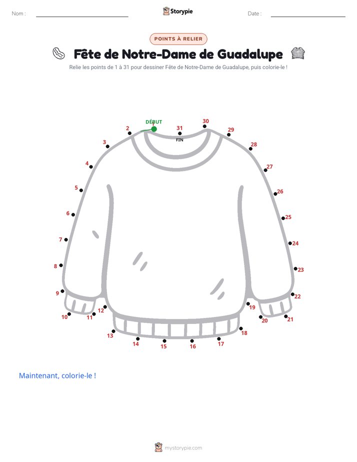 Relie les points