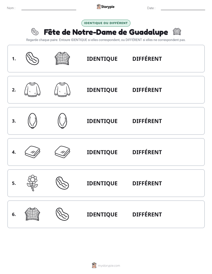 Identique ou Différent