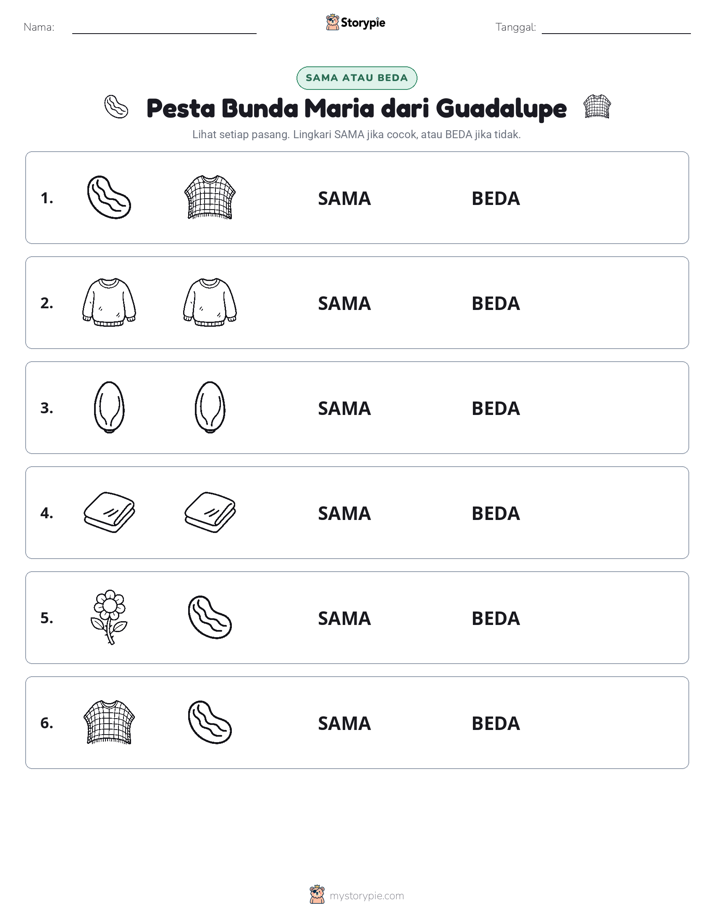 Sama atau Berbeda