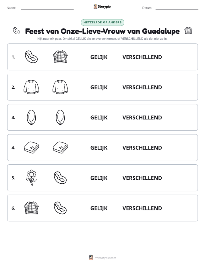 Zelfde of Verschillend