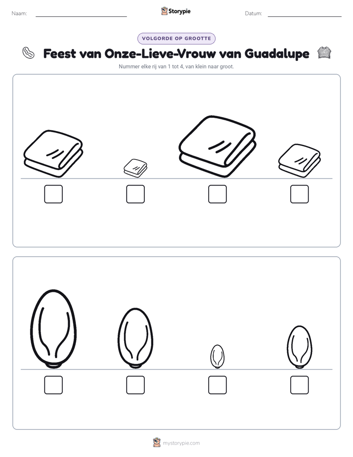 Grootte Volgorde
