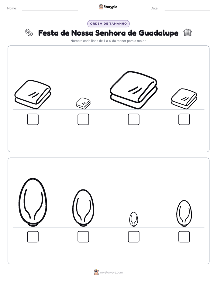 Ordem de Tamanho