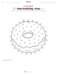 Vette Donderdag - Pools afdrukbare werkblad voorbeeld