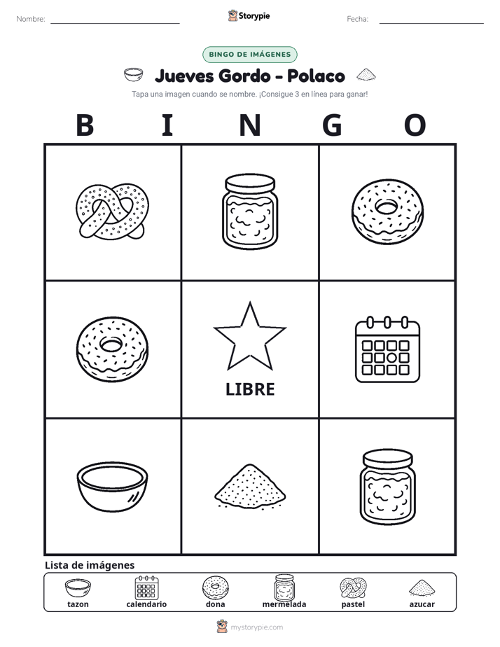 Bingo de Imágenes