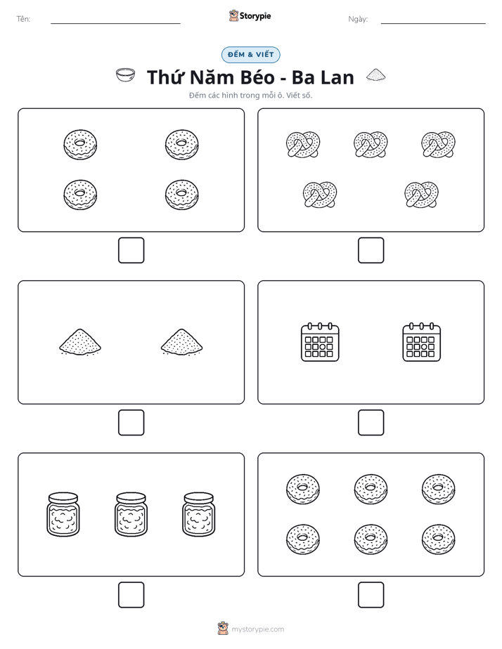Đếm & Viết