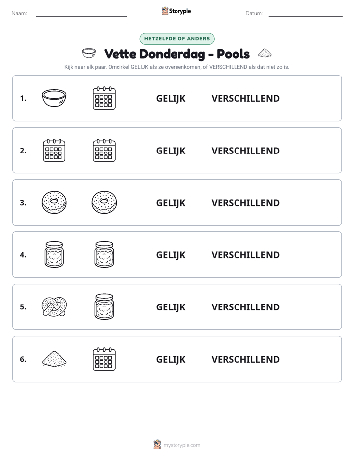 Zelfde of Verschillend