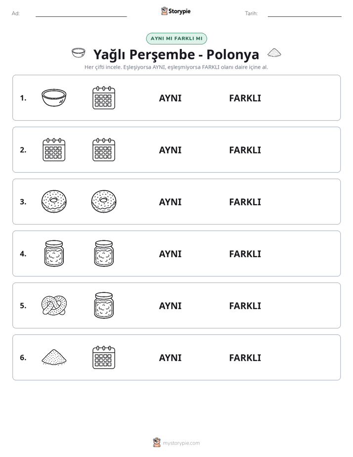 Aynı mı Farklı mı