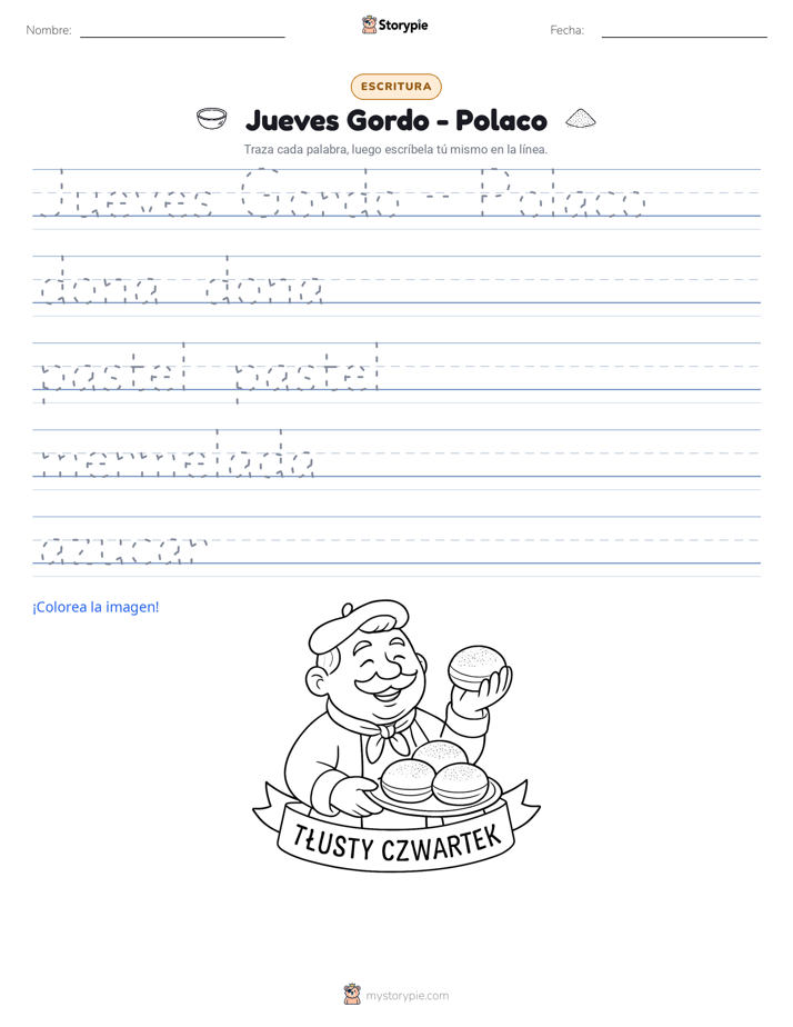 Práctica de Escritura