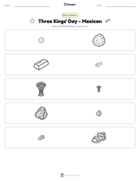 Three Kings' Day - Mexican printable worksheet preview
