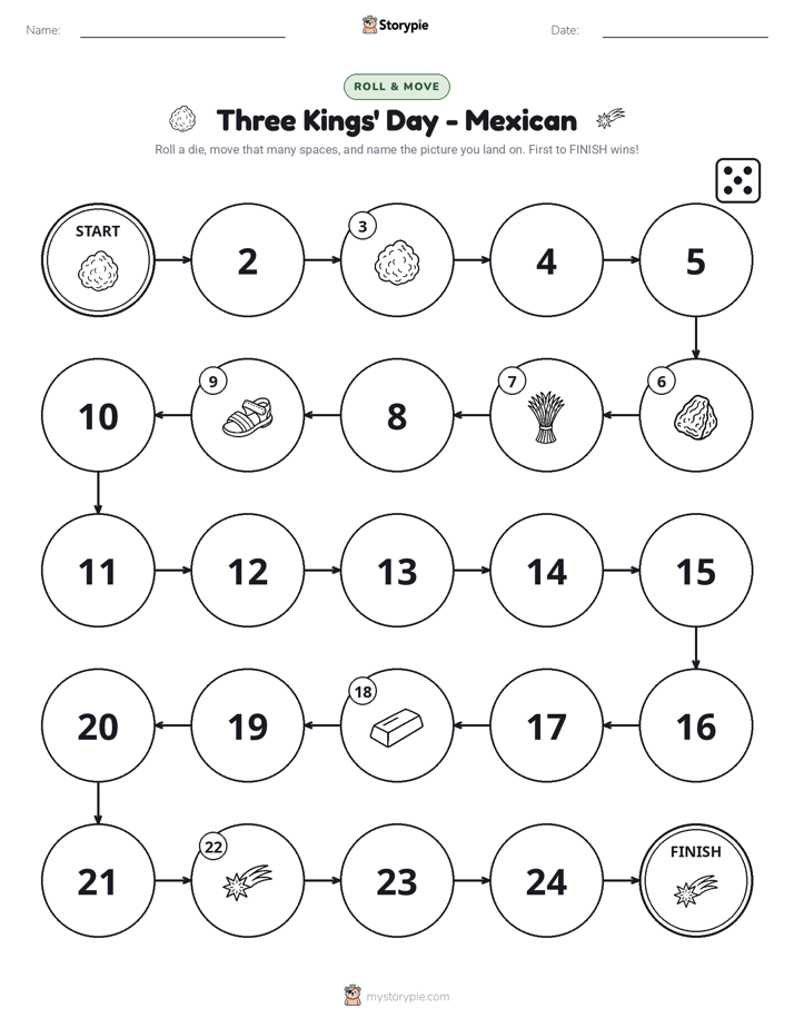 Roll & Move Game