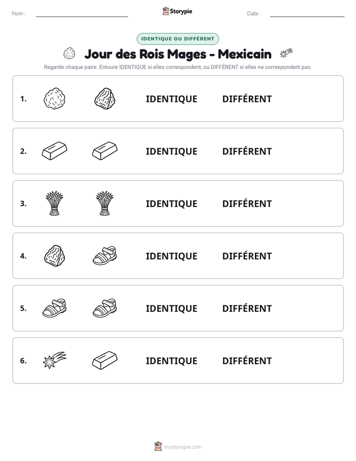 Identique ou Différent