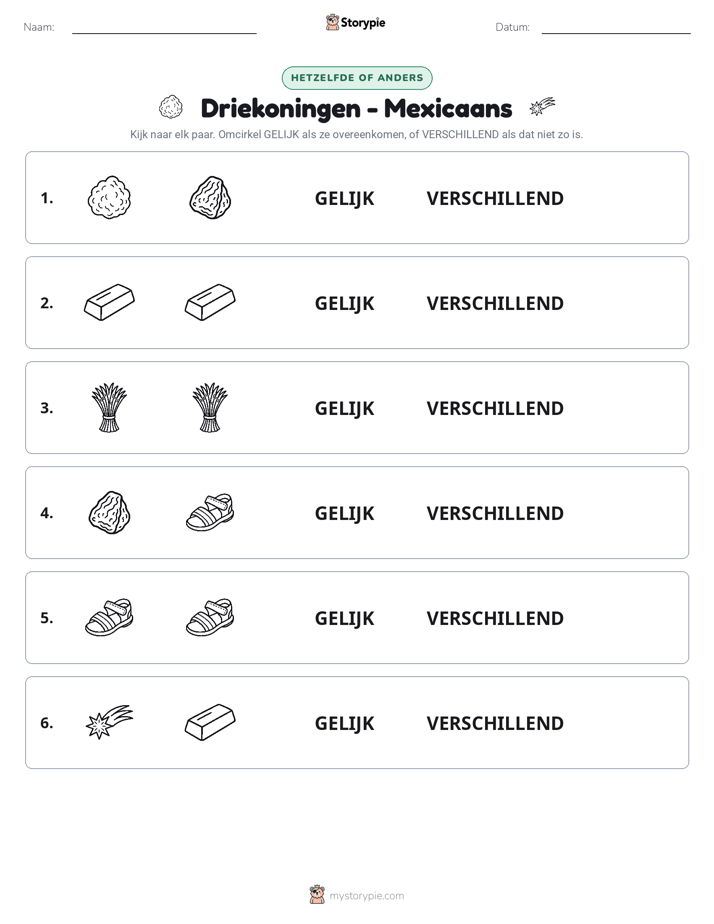 Zelfde of Verschillend