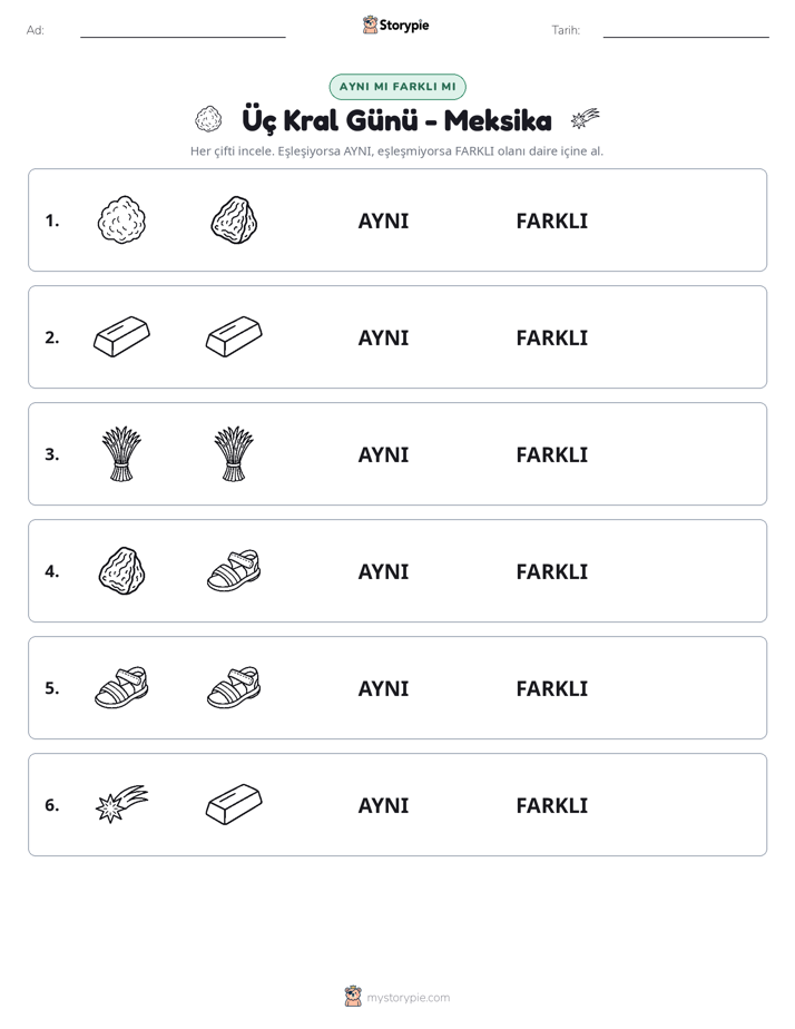 Aynı mı Farklı mı