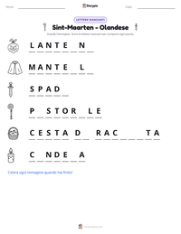 Anteprima della scheda stampabile di Sint-Maarten - Olandese