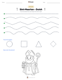 Sint-Maarten - Dutch printable worksheet preview