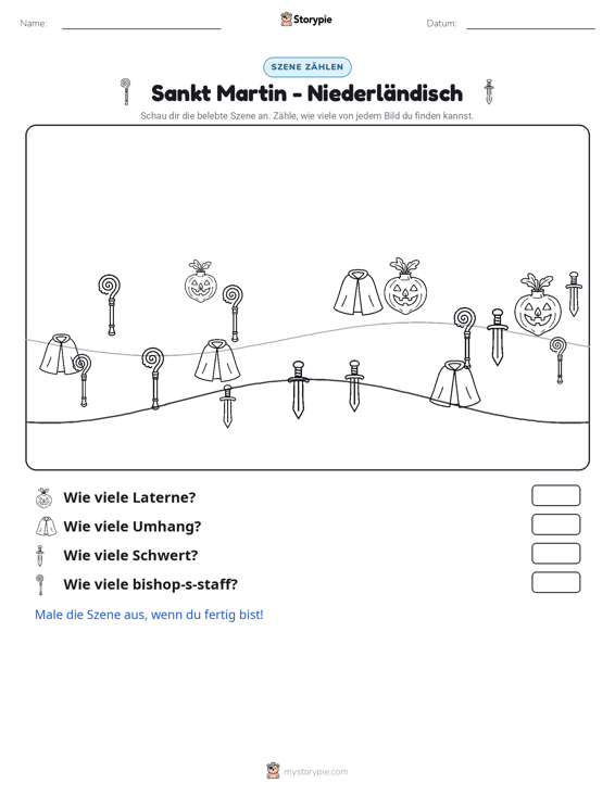 Zähl-Szene