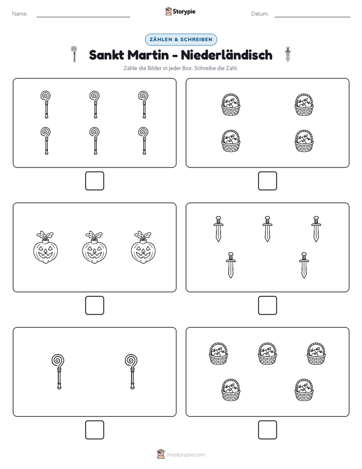 Zählen & Schreiben