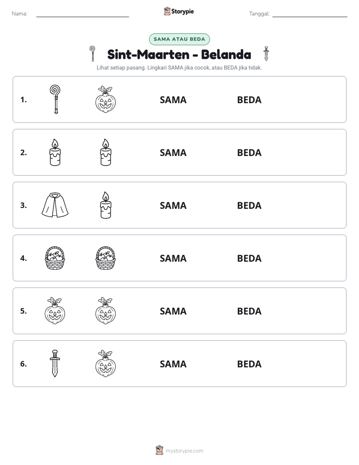 Sama atau Berbeda