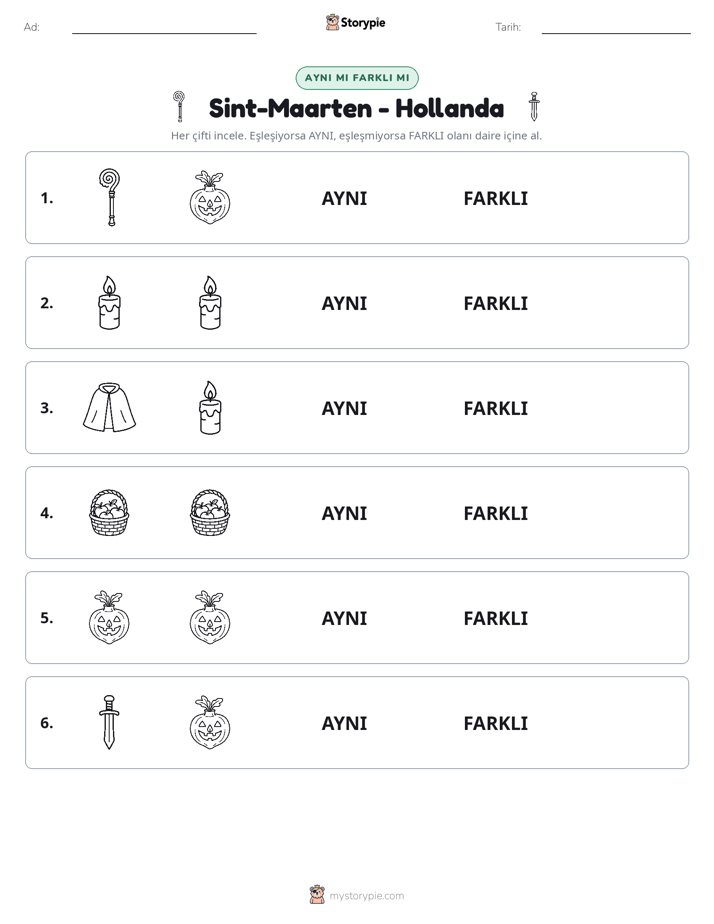 Aynı mı Farklı mı