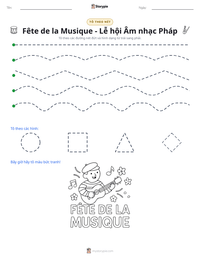 Xem trước tài liệu in sẵn Fête de la Musique - Lễ hội Âm nhạc Pháp