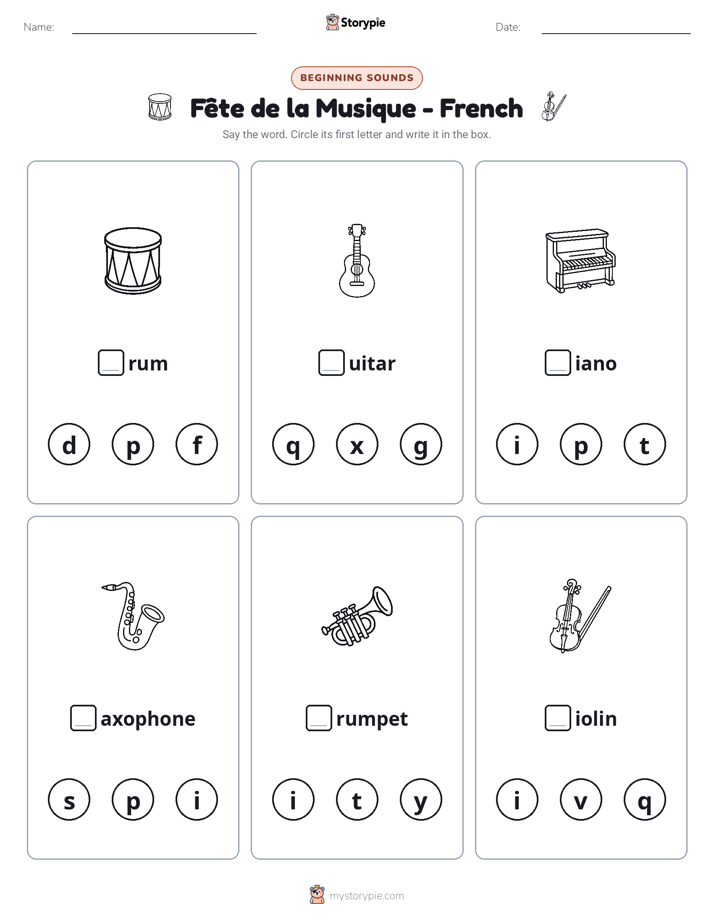 Beginning Sounds