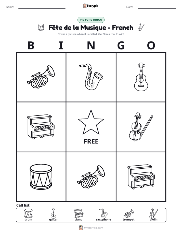 Picture Bingo
