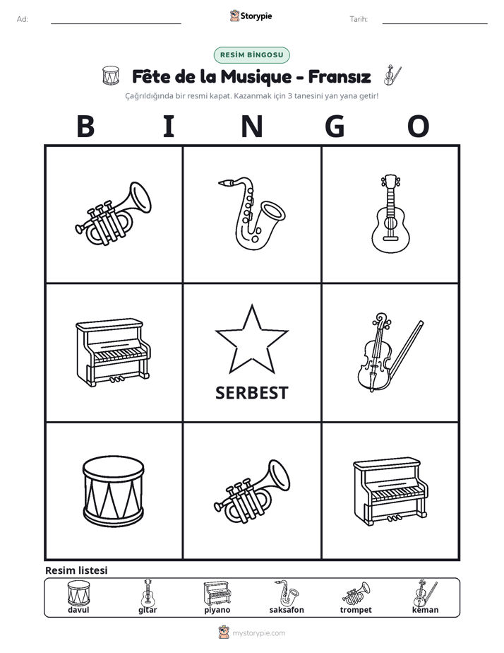 Resim Bingo
