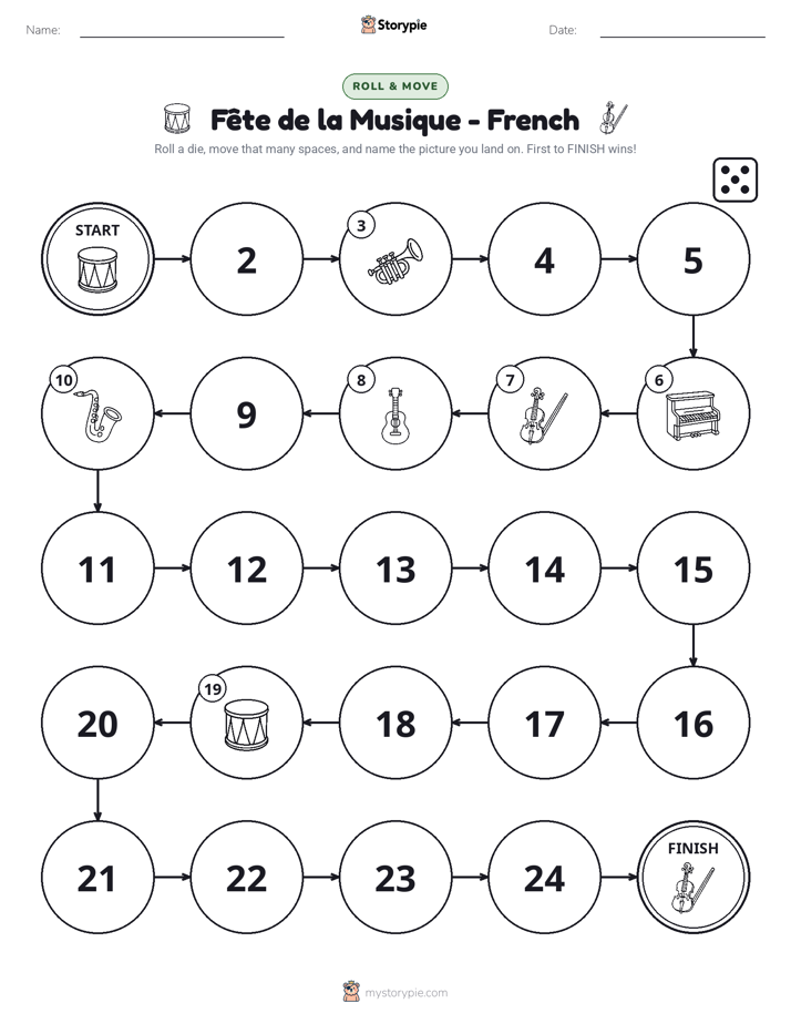 Roll & Move Game