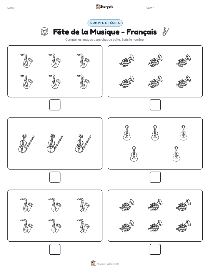 Compter & Écrire