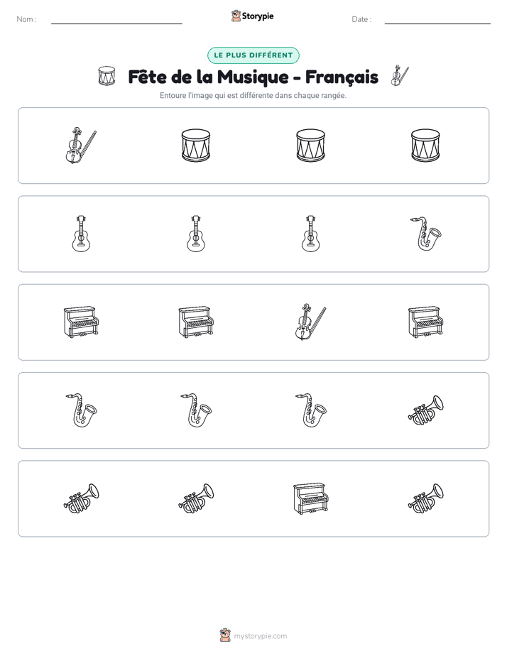 Celui qui ne correspond pas