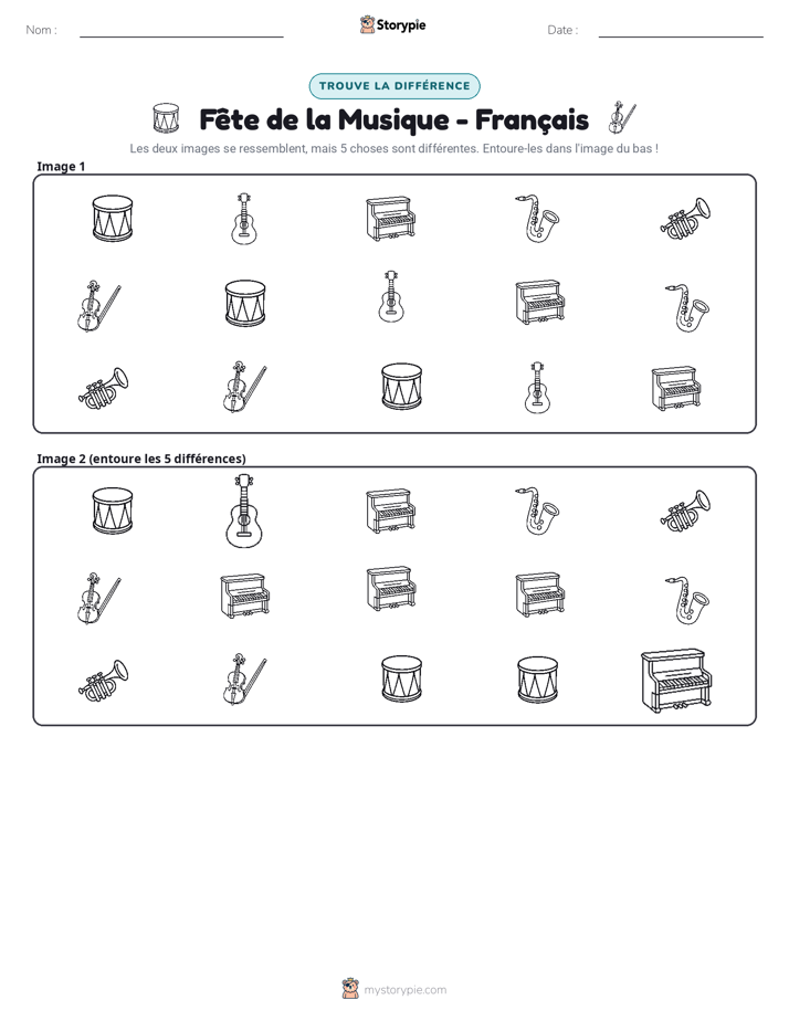 Trouvez les Différences