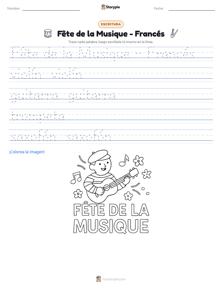 Práctica de Escritura