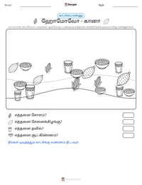 ஹோமோவோ - கானா அச்சிடக்கூடிய வேலைப்பதிவின் முன்னோட்டம்