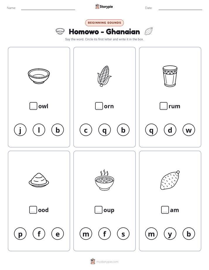 Beginning Sounds