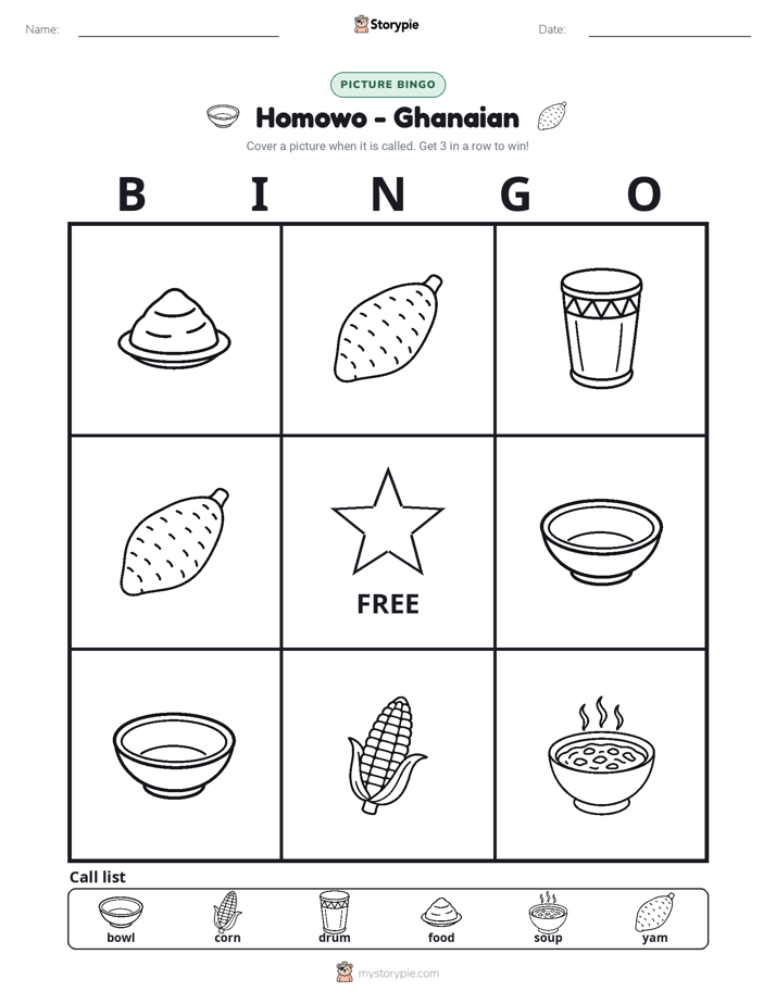 Picture Bingo