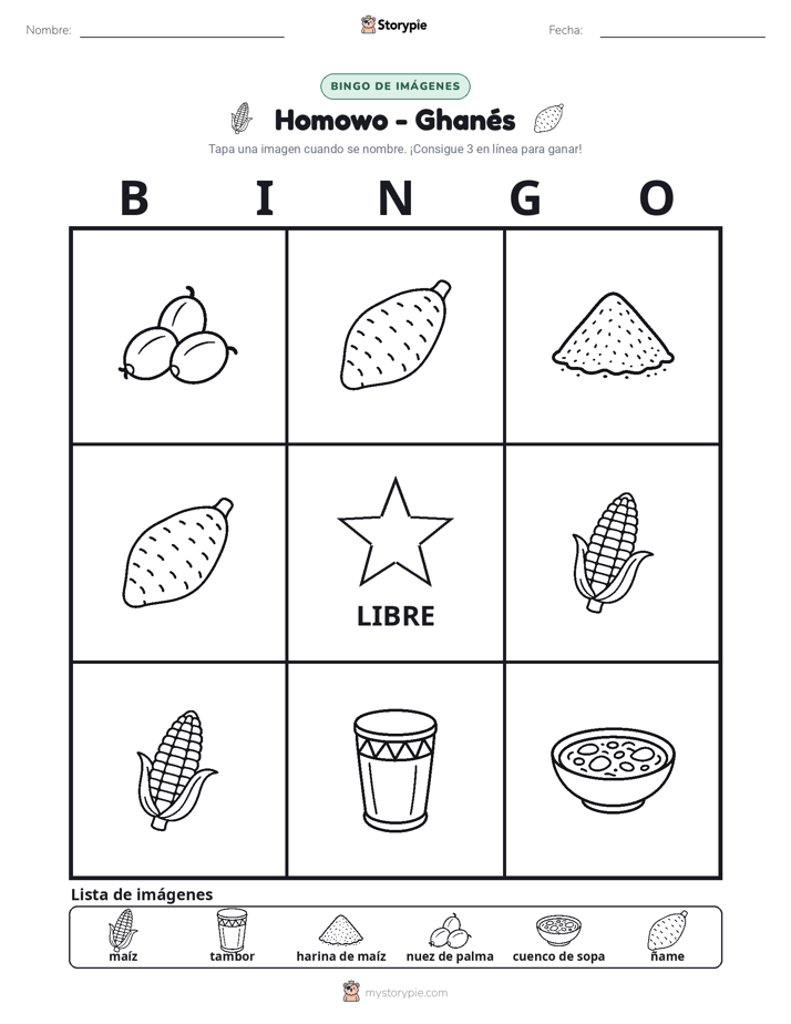 Bingo de Imágenes