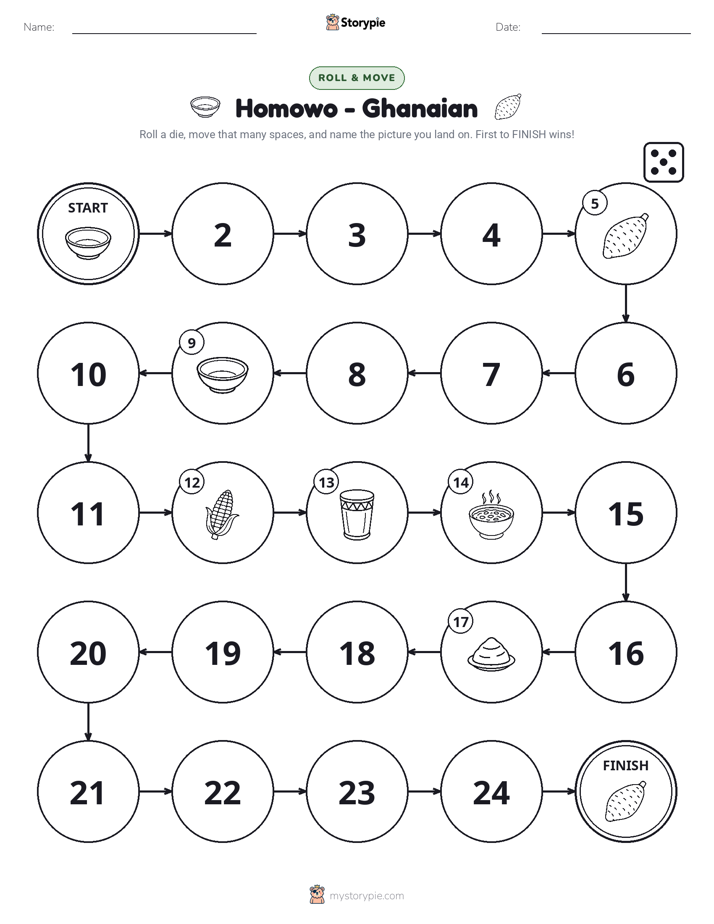 Roll & Move Game