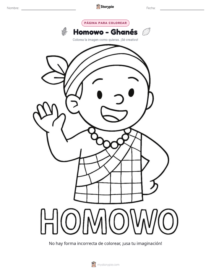 Página para Colorear