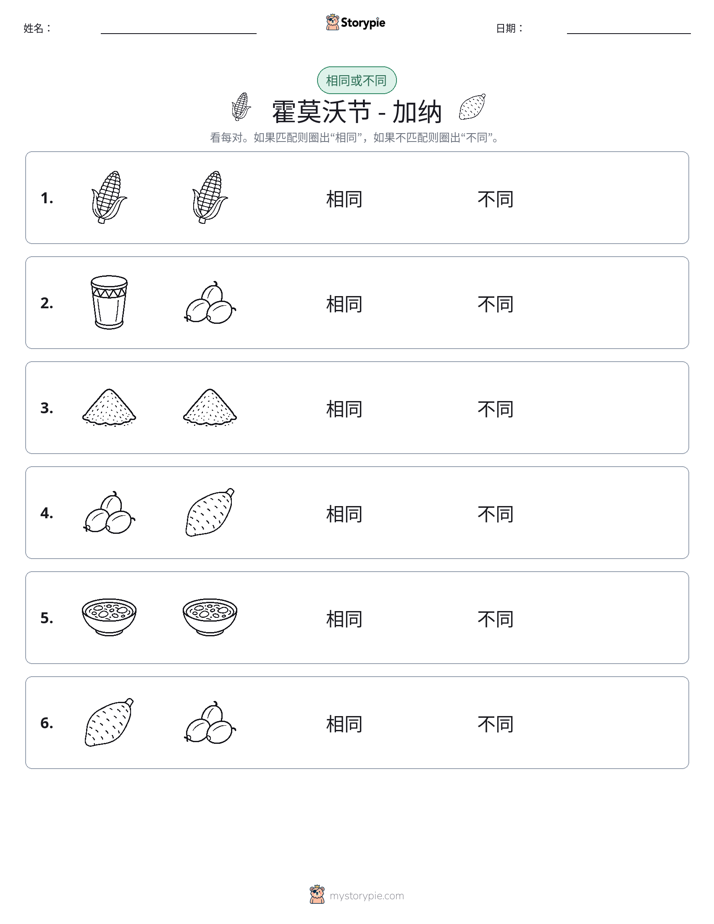 相同或不同