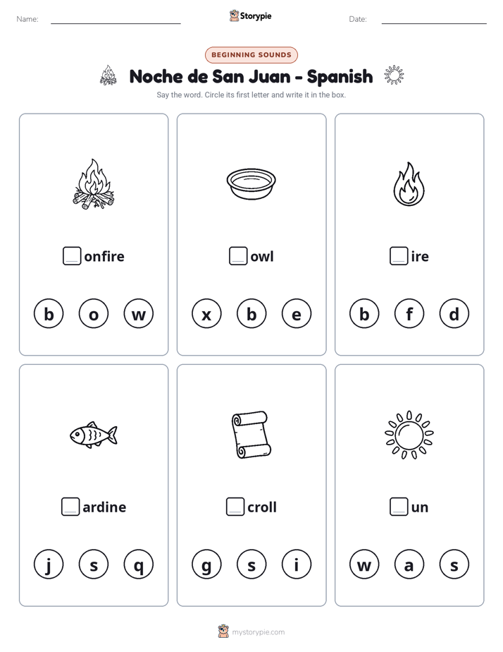Beginning Sounds